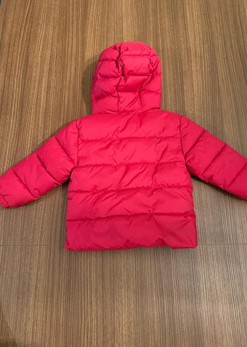 Kırmızı, Kapüşonlu Kız-Erkek Unisex Çocuk Mont - Görsel 2