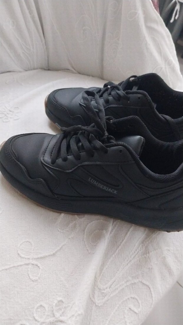 Siyah Lumberjack Kadın Unisex Spor Ayakkabı - Görsel 2