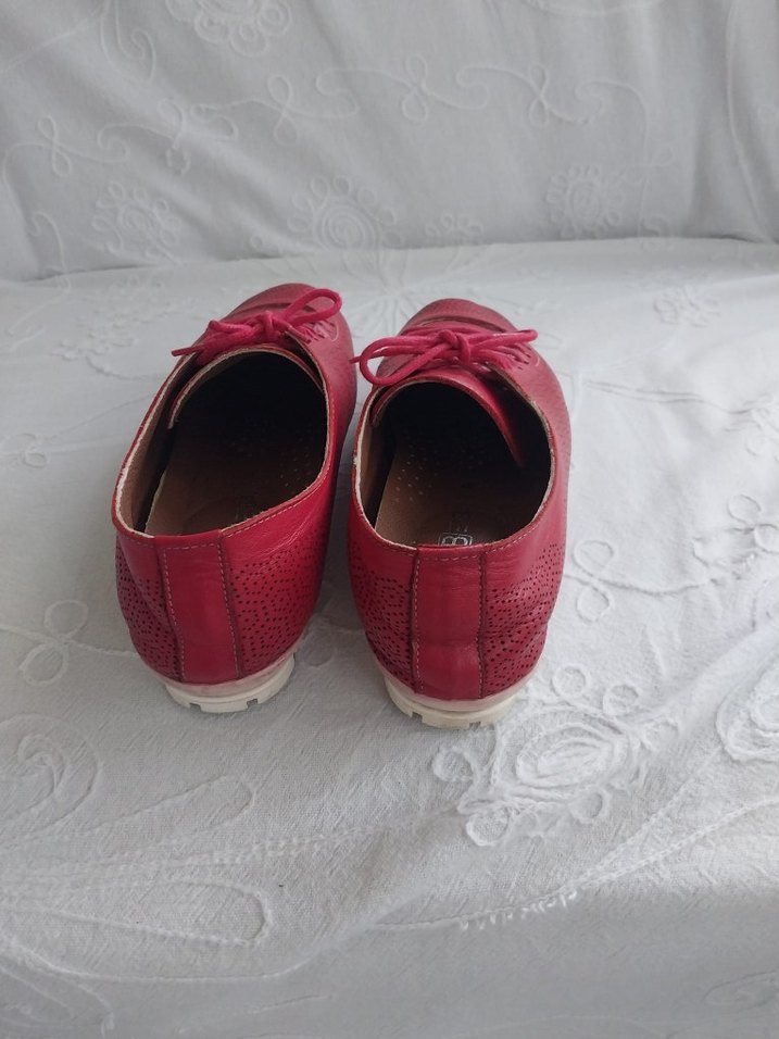 BETA Deri Kırmızı Kadın Ayakkabı - Görsel 2