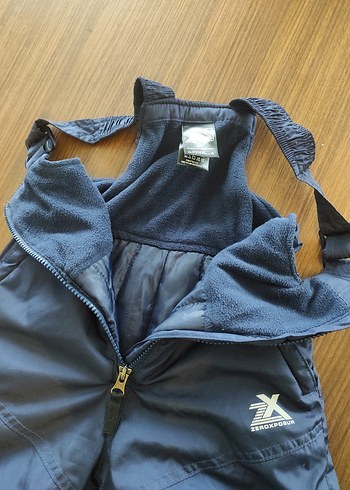 Unisex Lacivert Fermuarlı çocuk kar-yağmur tulumu - Görsel 3