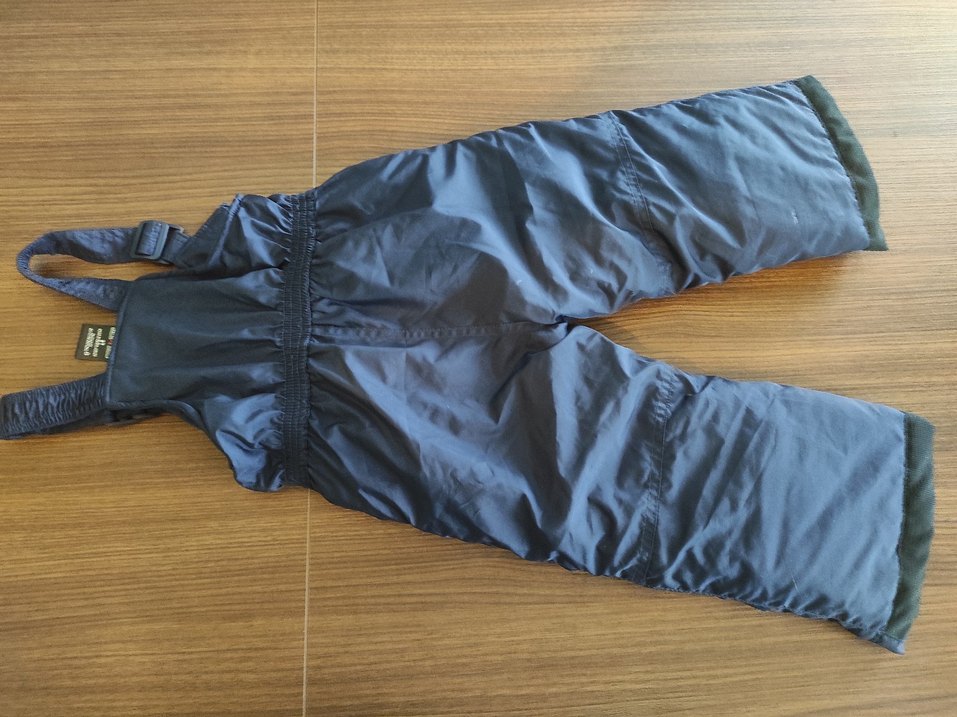 Unisex Lacivert Fermuarlı çocuk kar-yağmur tulumu - Görsel 4