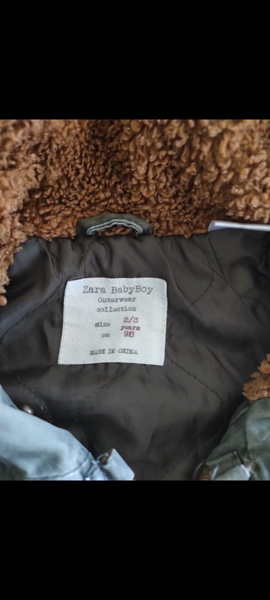 Zara Baby Boy Çocuk mont - Görsel 5