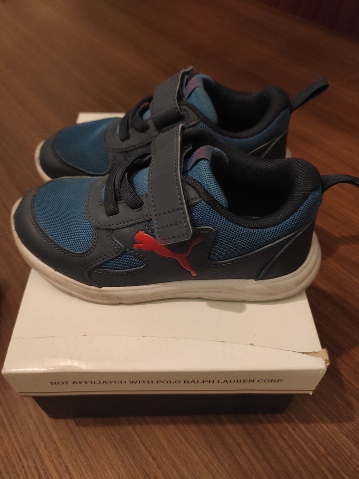 Puma Lacivert-Mavi Erkek Çocuk Spor Ayakkabı - Görsel 3