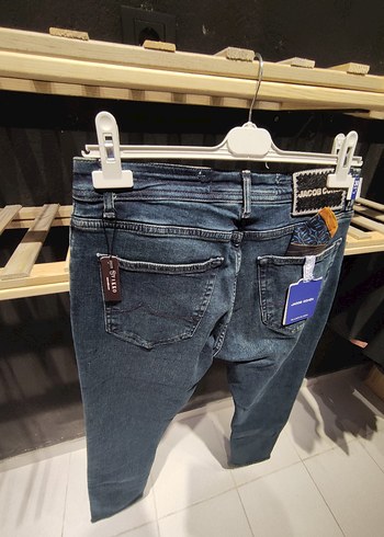 30 Beden Tokalı Lacivert Regular Fit Erkek Kot Pantolon