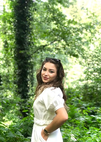 m Beden Beyaz Midi Kısa Kollu Pamuklu tulum