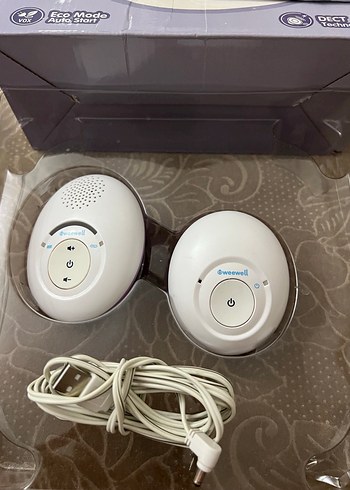 Weewell Dijital Bebek Telsizi Beyaz - Görsel 2