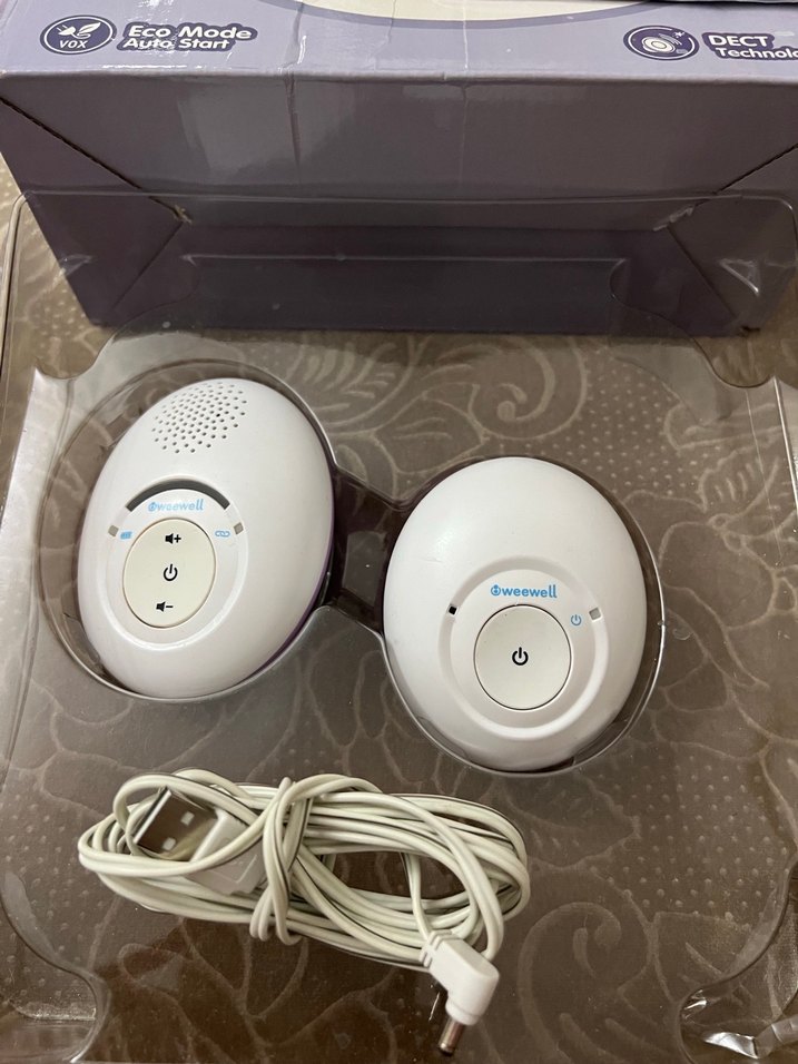 Weewell Dijital Bebek Telsizi Beyaz - Görsel 2