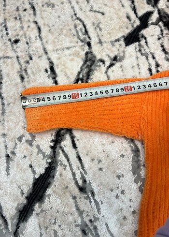 Turuncu Örgü Bebek Tulum - Görsel 4