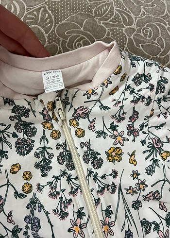 Çiçek Desenli Fermuarlı Uyku Tulumu(2.5 tog) 24-36 ay - Görsel 3