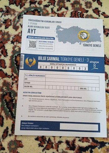 Beden TYT 4 Deneme Sınavı Temel Yeterlilik Testi