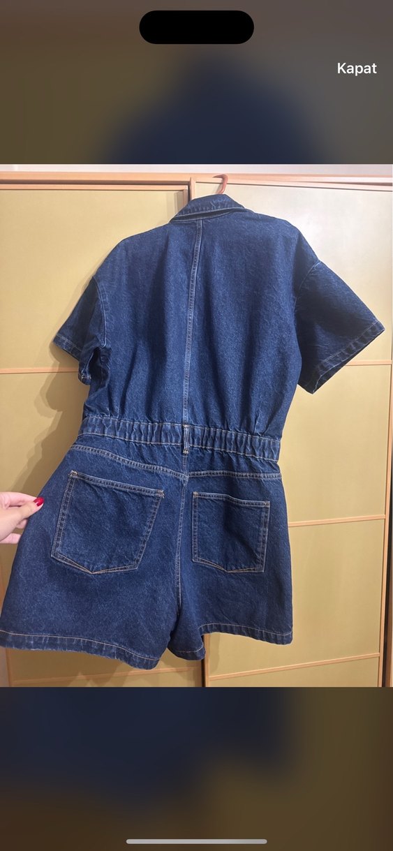 Zara Denim Tulum - Görsel 5