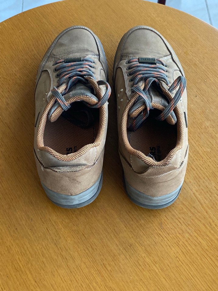 Erkek Bej Günlük Ayakkabı Bağcıkları - Görsel 3