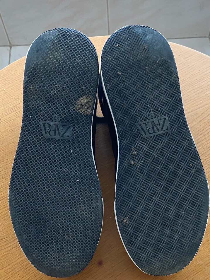 Zara Siyah Erkek Spor Ayakkabı Bağcıkları - Görsel 5