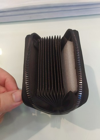 Siyah erkek cüzdanı / kartlığı. - Görsel 3