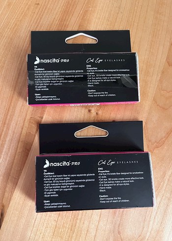 Nascita-Pro El Yapımı Kirpik - Kedi Gözü - Görsel 2