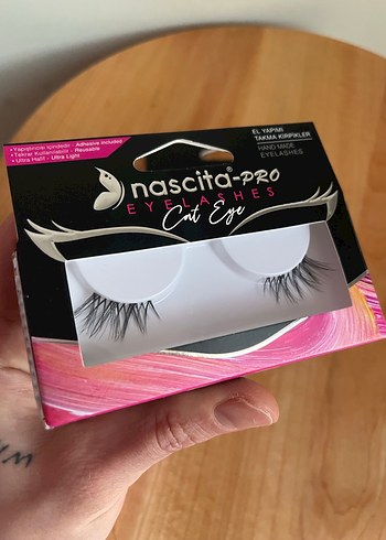 Nascita-Pro El Yapımı Kirpik - Kedi Gözü - Görsel 3
