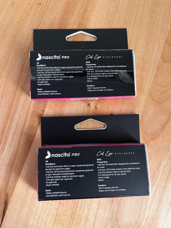 Nascita-Pro El Yapımı Kirpik - Kedi Gözü - Görsel 2