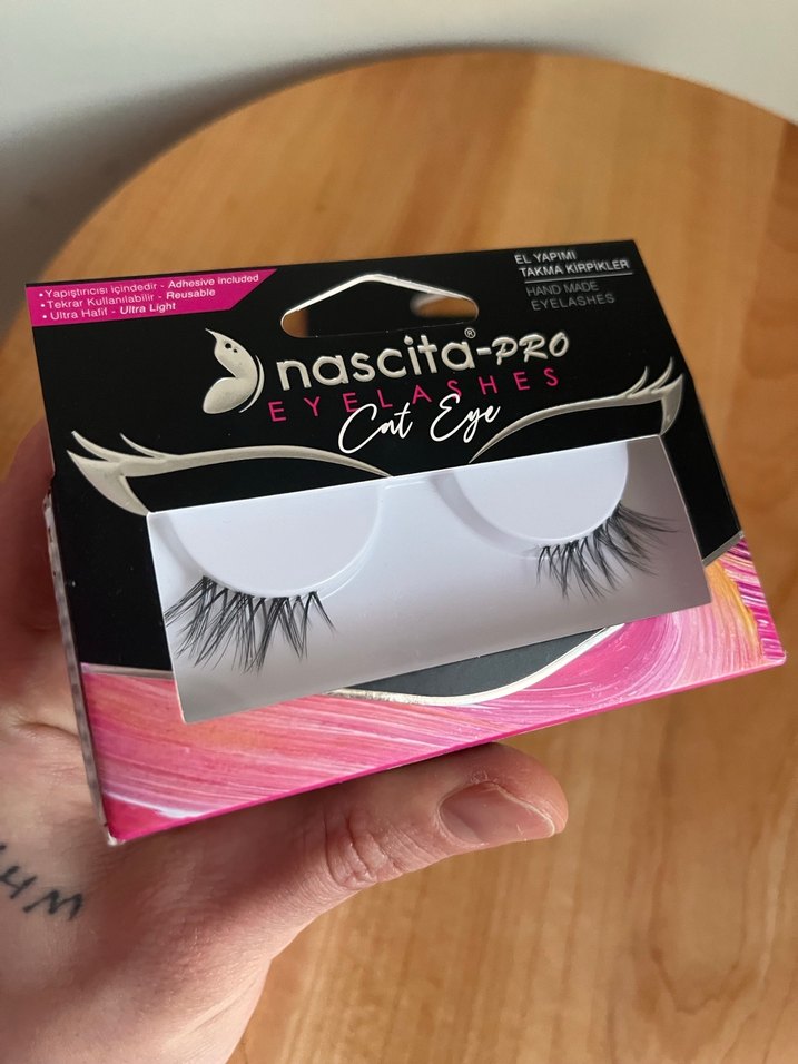 Nascita-Pro El Yapımı Kirpik - Kedi Gözü - Görsel 3