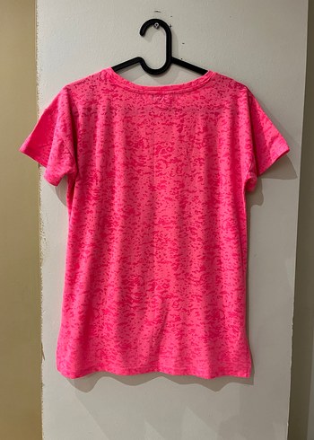 Kız Çocuk Pembe Baskılı Tişört - Görsel 6