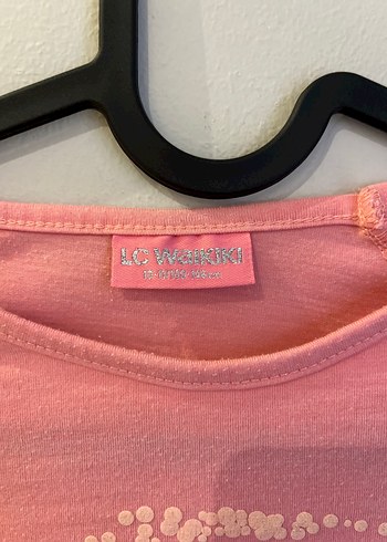 Kız Çocuk Pembe Uzun Kollu Fırfırlı Tişört - Görsel 4