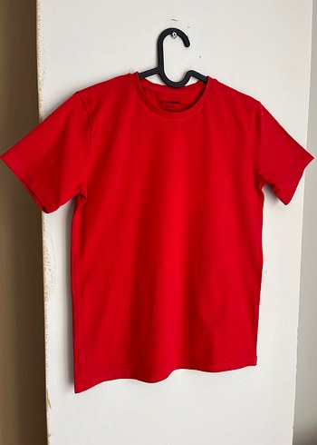 Kırmızı Çocuk Kısa Kollu Tişört - Görsel 2