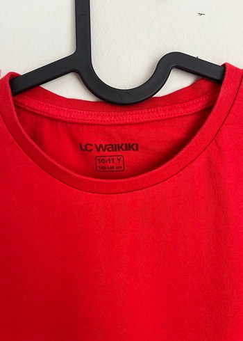 Kırmızı Çocuk Kısa Kollu Tişört - Görsel 4