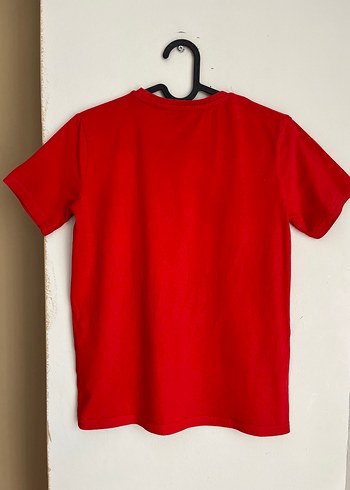 Kırmızı Çocuk Kısa Kollu Tişört - Görsel 5