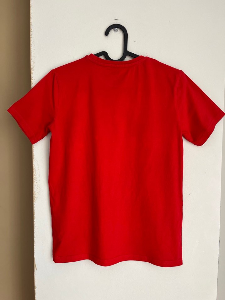 Kırmızı Çocuk Kısa Kollu Tişört - Görsel 5