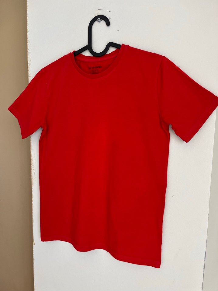 Kırmızı Çocuk Kısa Kollu Tişört - Görsel 3