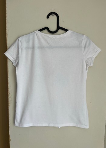 Kelebek Baskılı Renkli Payetli Kız Tişörtü - Görsel 4