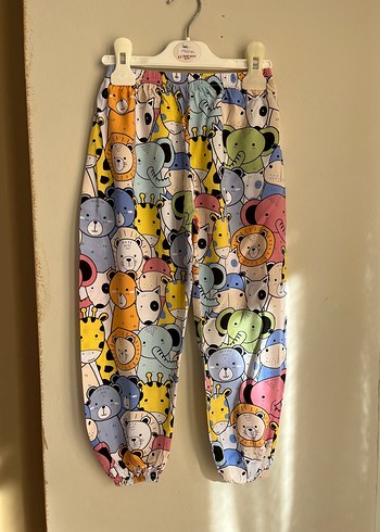 Çocuk Salaş Desenli Jogger Alt