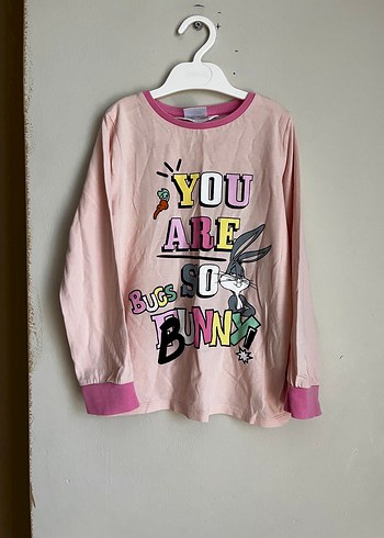 Bugs Bunny Baskılı Pijama Üst