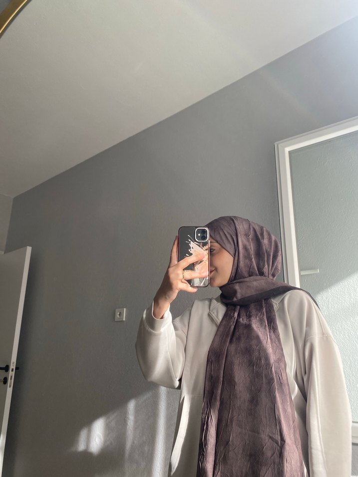 Kahverengi şal - Görsel 5