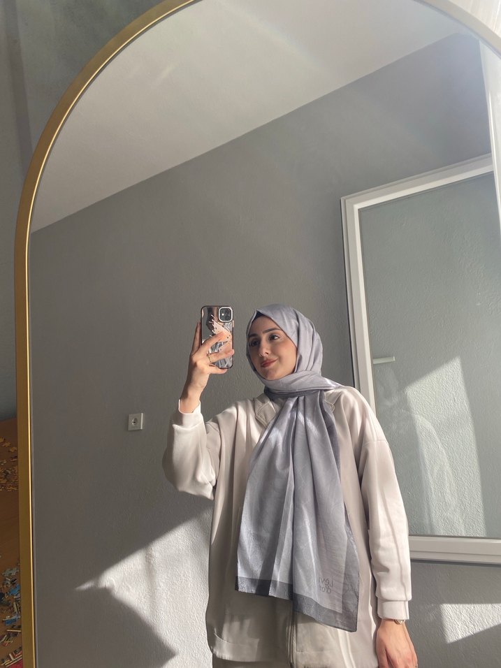 Levidor gri şal - Görsel 4