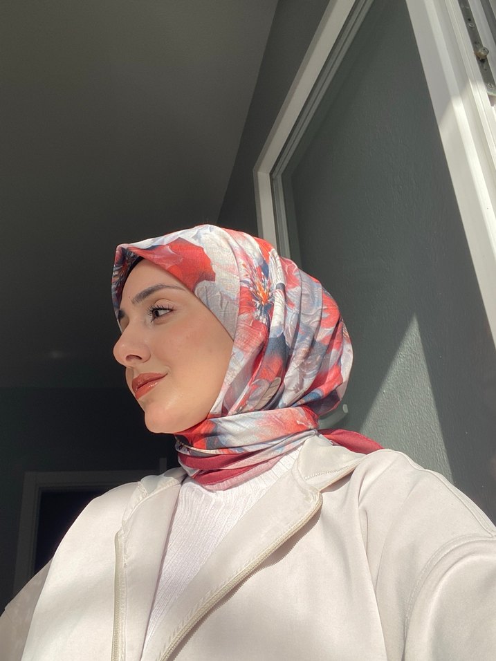 Bohem Çok Renkli Kadın eşarp - Görsel 3