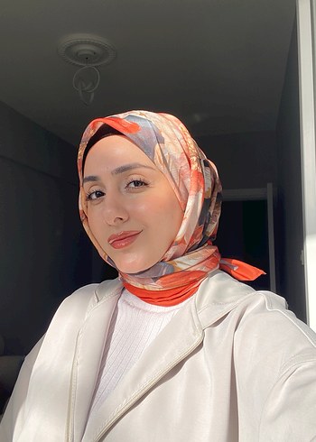 Camel Renkli Bohem Tarzı Kadın eşarp - Görsel 2