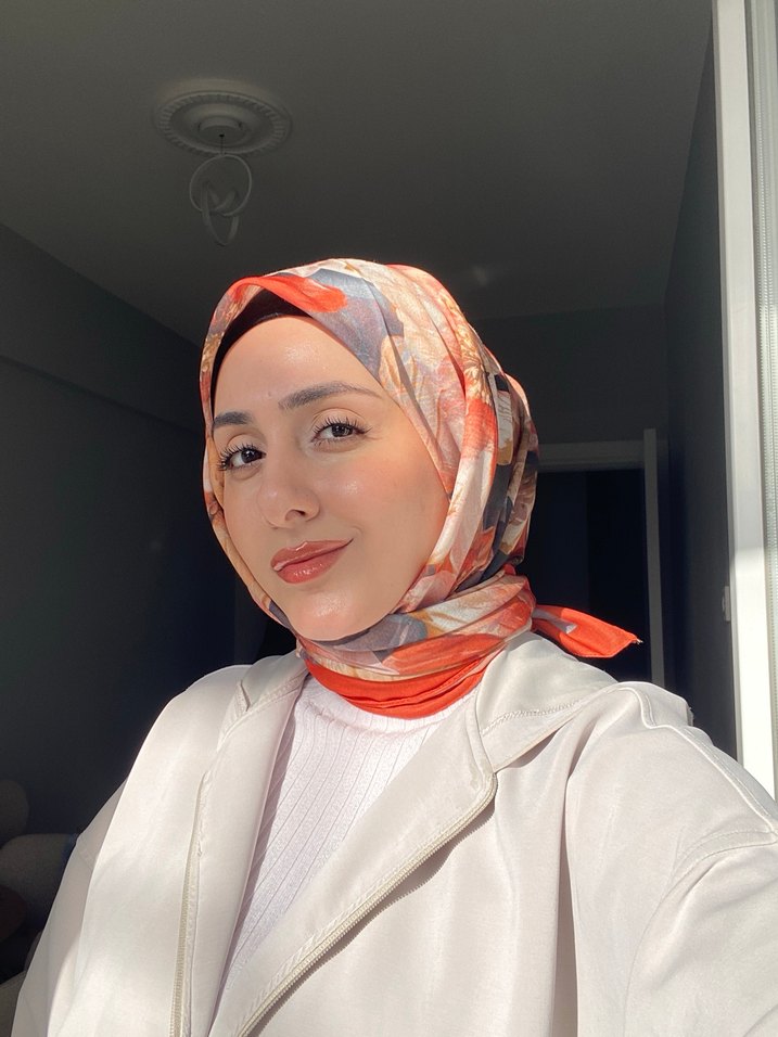 Camel Renkli Bohem Tarzı Kadın eşarp - Görsel 2