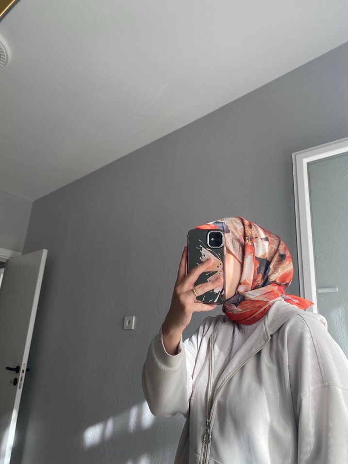 Camel Renkli Bohem Tarzı Kadın eşarp - Görsel 3