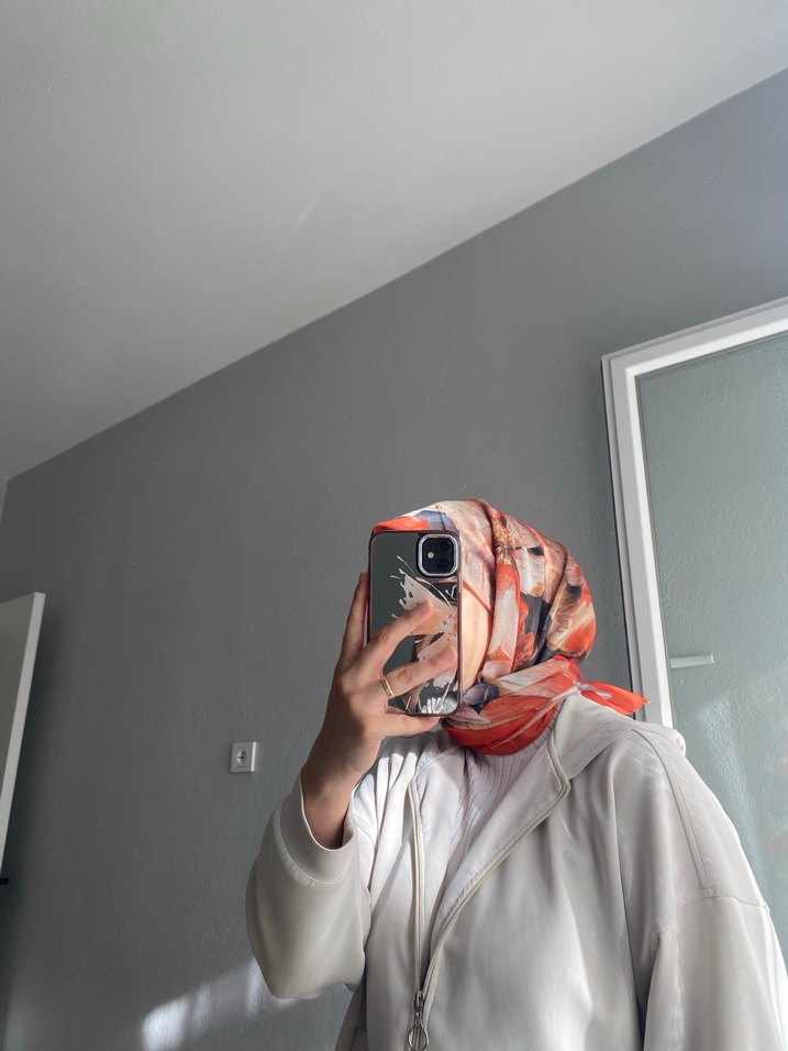 Camel Renkli Bohem Tarzı Kadın eşarp - Görsel 4