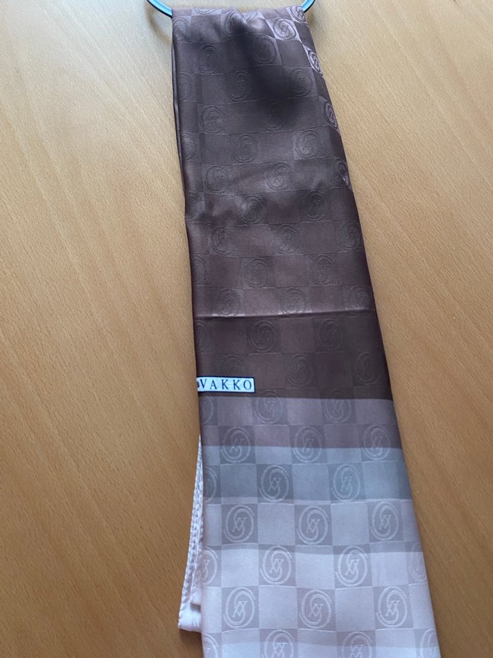 Vakko Marka Kahverengi Kadın şal - Görsel 2