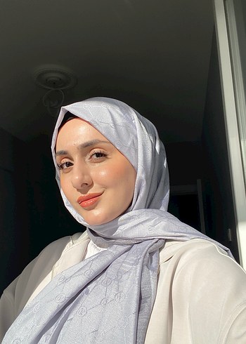 Gri levidor şal - Görsel 3