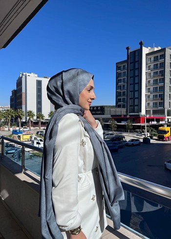 Aker gri şal - Görsel 2