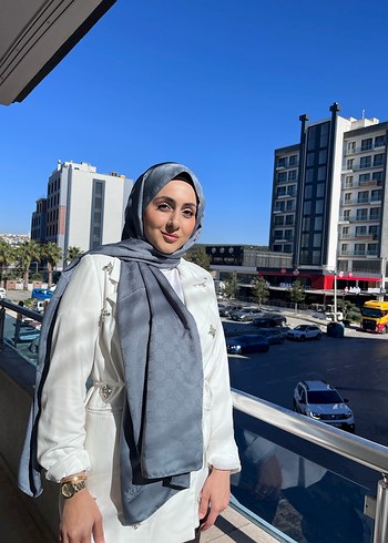 Aker gri şal - Görsel 3