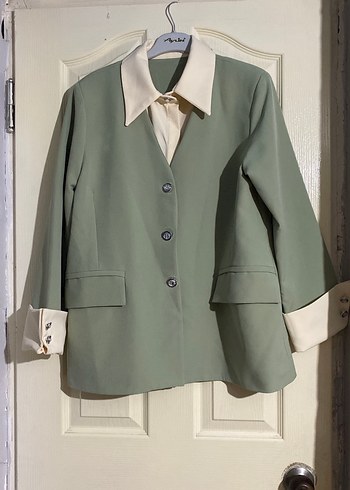 Vero Moda Adacayi Yesili Retro Blazer Ceket