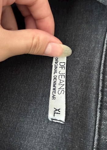 Defacto Kadın Siyah Denim Ceket Uzun Kollu