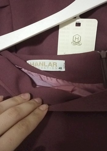 Bordo Uzun Kollu Pliseli Ofis Elbisesi - Görsel 5