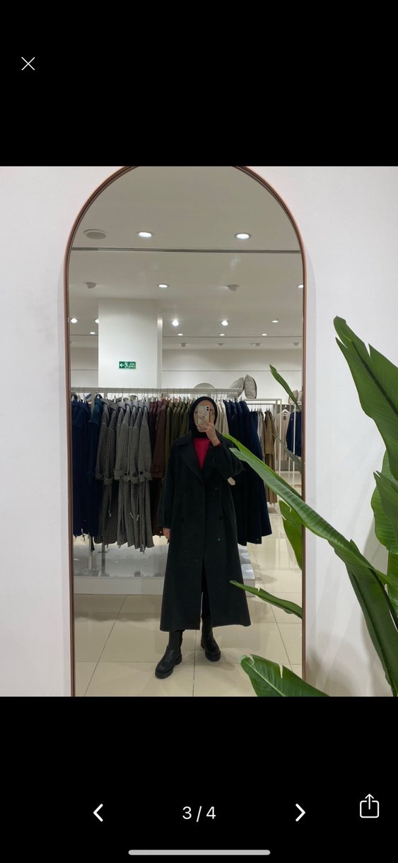 Minik Terzi Koyu Gri Kaban - Görsel 2