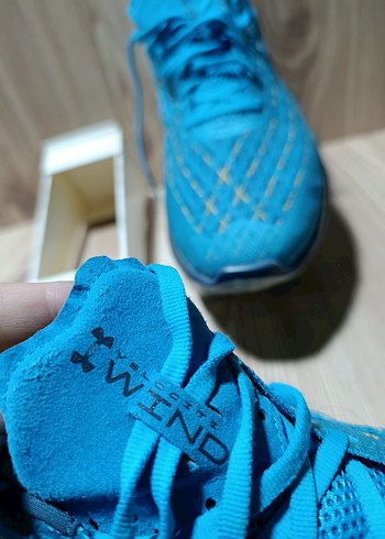 Mavi Under Armour Erkek Koşu Ayakkabısı - Görsel 4