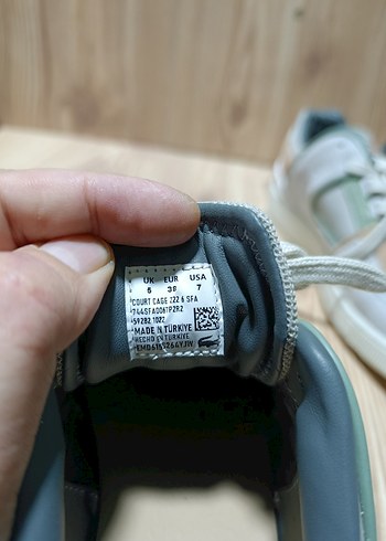 Lacoste Beyaz Gri Kadın Spor Ayakkabı - Görsel 7