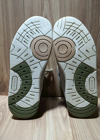 Lacoste Beyaz Gri Kadın Spor Ayakkabı - Görsel 5